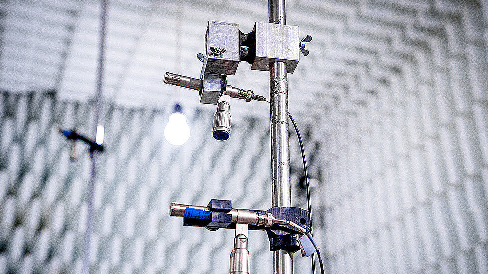 A section of the sound measurement room at the TQ-PCC
