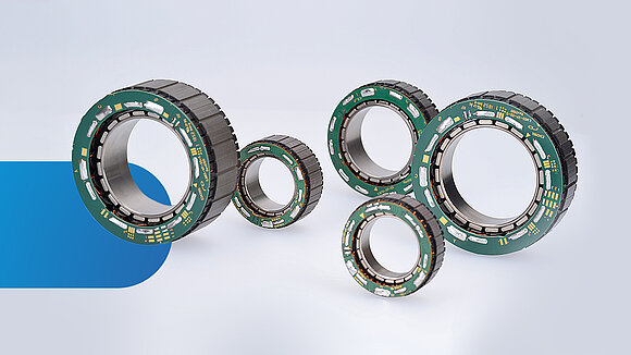 Five TQ-RoboDrive motors of different sizes