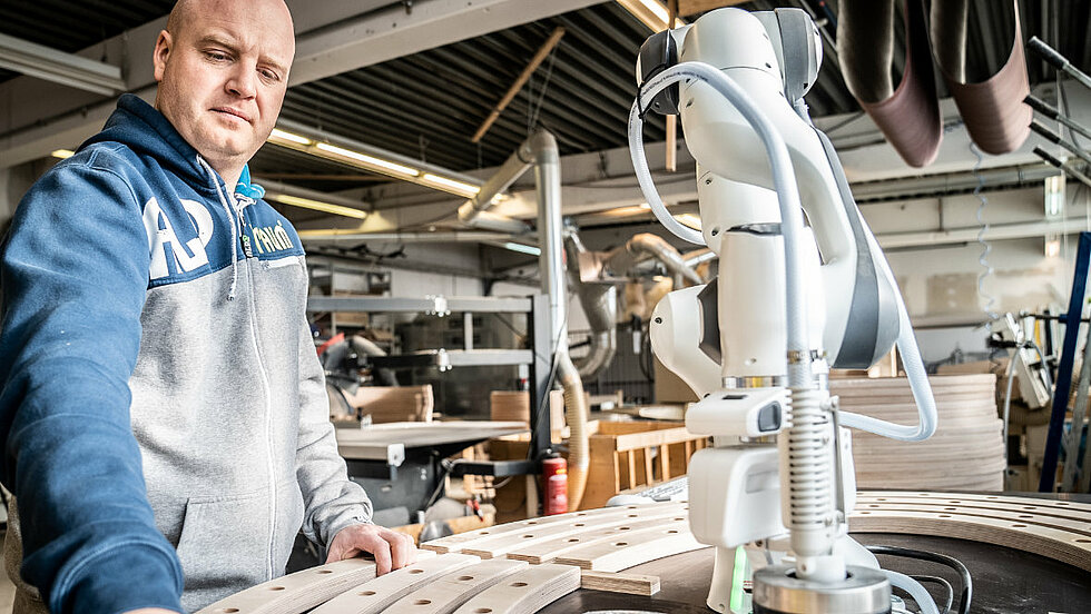 Zusammenarbeit mit Cobot