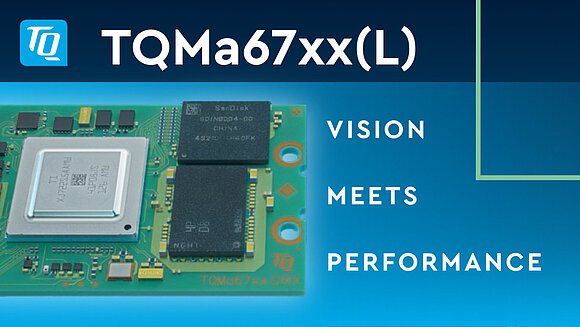 Preview image from the video of the TQMa67xx(L) embedded module