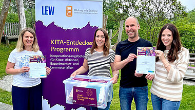 LEW übergibt Entdeckerkiste Sonne