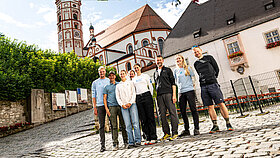 Die Gruppe des Family Ride Outs mit Oliver Zeidler in Andechs