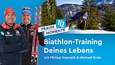Biathlontraining Deines Lebens mit Philipp Nawrath und Michael Greis