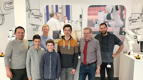 Schüler treffen auf Franka Emika Robot