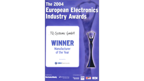 Certificate Elektra Award