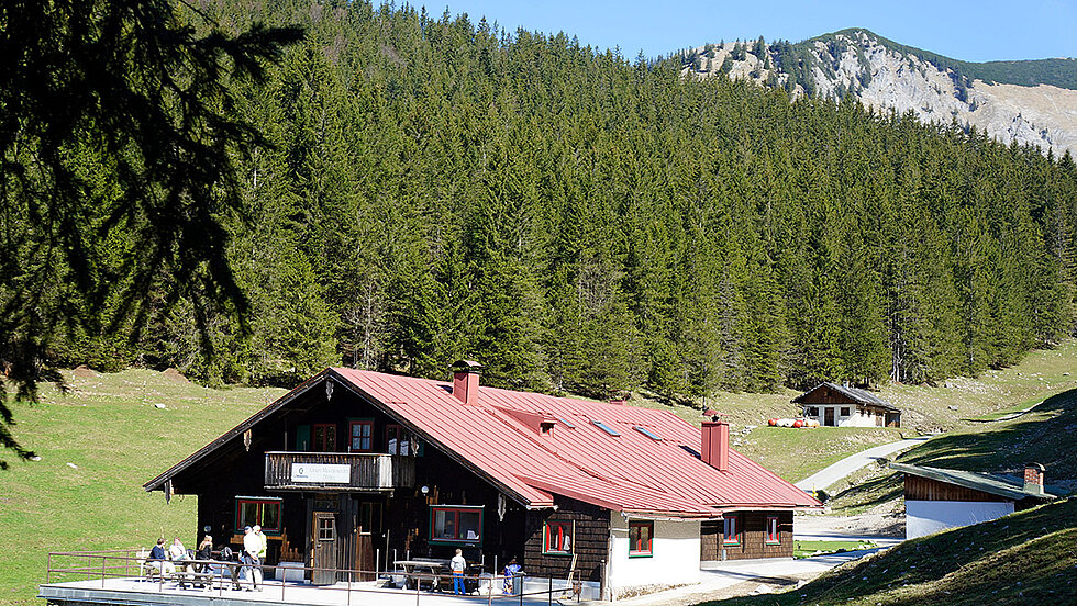 TQ-Hütte im Spitzing-Gebirge