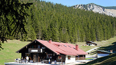 TQ-Hütte im Spitzing-Gebirge TQ-Hütte im Spitzing-Gebirge