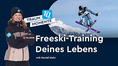 Freeski-Training mit Muriel Mohr
