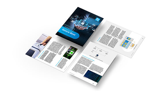 Vier Seiten des Whitepapers Secure Boot von TQ-Embedded