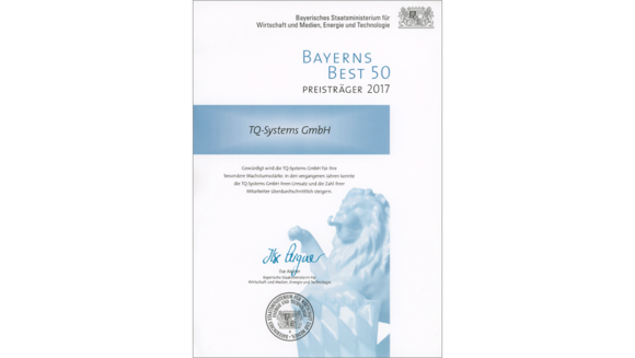 Certificate Bayerns Best 50