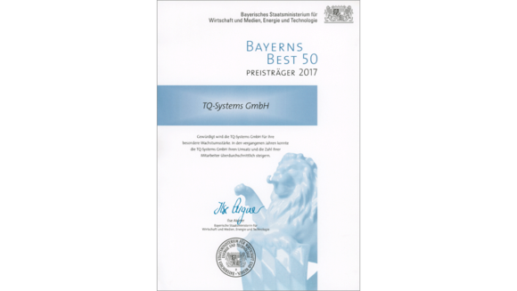 Urkunde Bayerns Best 50