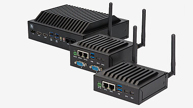 Three different BoxPCs from TQ-Embedded