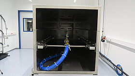 Spray water chamber in the TQ Product Compliance Center