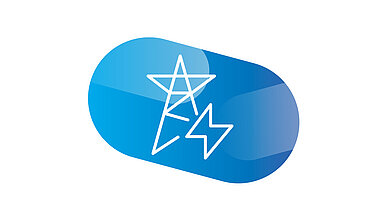 Icon of a lightning bolt and a radio tower