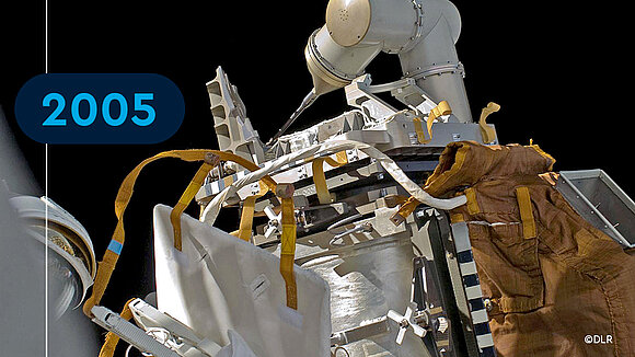 ROKVISS robotic arm developed by DLR and TQ, dated 2005