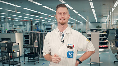 Rene Opitz in der Produktion