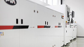 Eine Reihe von Lötöfen