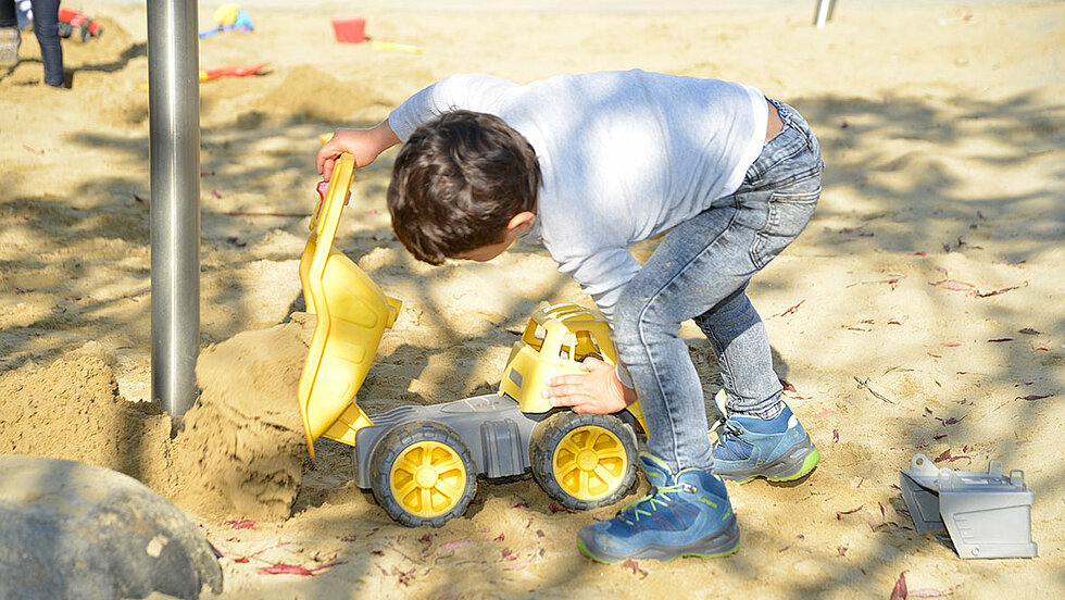 Sandkasten TQ-Kinderhaus Hirschkäfer