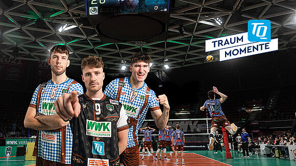 TQ-Traummoment mit den Volleyballspielern vom GCDW