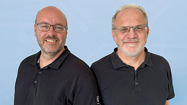 Michael Staltmayr und Thomas Zitzelsberger vom TQ-PCC