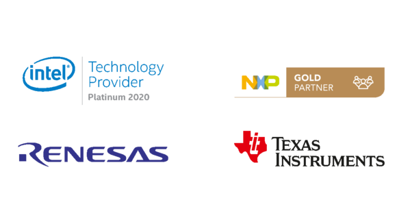 TQ-Embedded partners: intel, NXP, RENESAS, TEXAS INSTRUMENTS