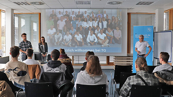 Präsentation am Tag der Ausbildung