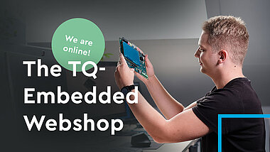 Man with embedded module - TQ-Embedded Webshop is online