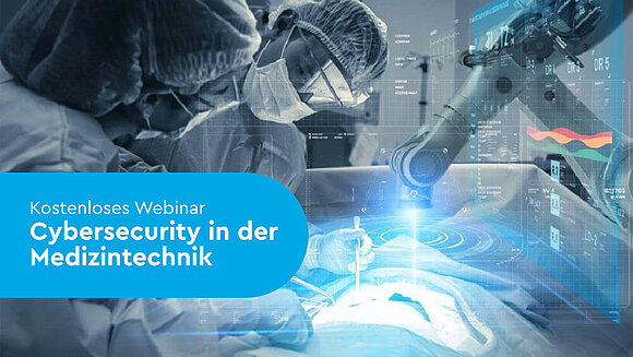 Ärzte bei einer Operation - im Hintergrund Daten und Messwerte