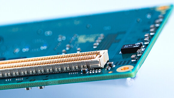 Section of an embedded module