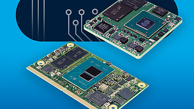 Zwei Embedded Module mit verschiedenen Formfaktoren