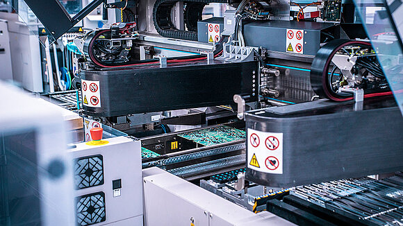 Produktionsanlage Elektronikfertigung