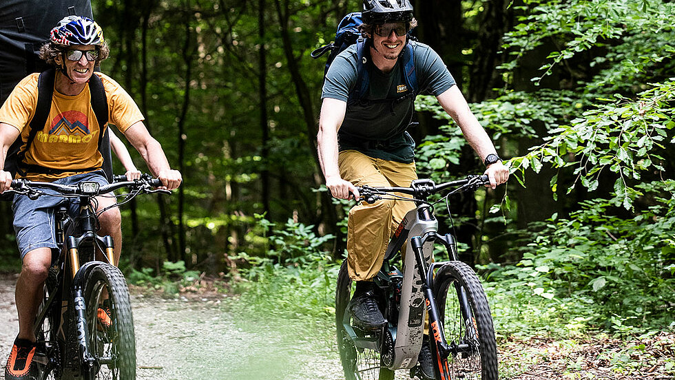 Stefan und Dani auf E-Bike