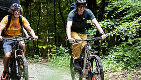 Stefan und Dani auf E-Bike