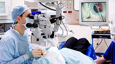 Augenoperation OP Medizintechnik