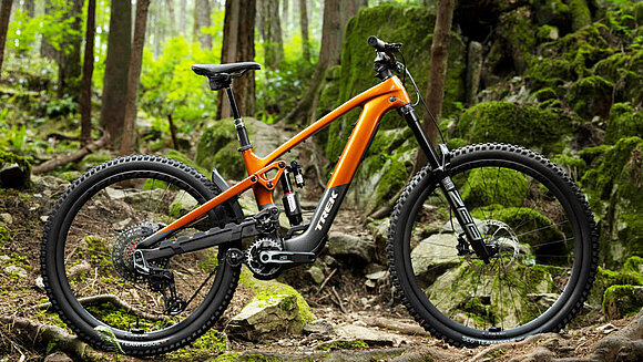 Trek E-Mountainbike im Wald