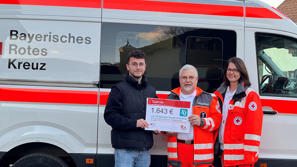 TQ spendet an BRK Seefeld