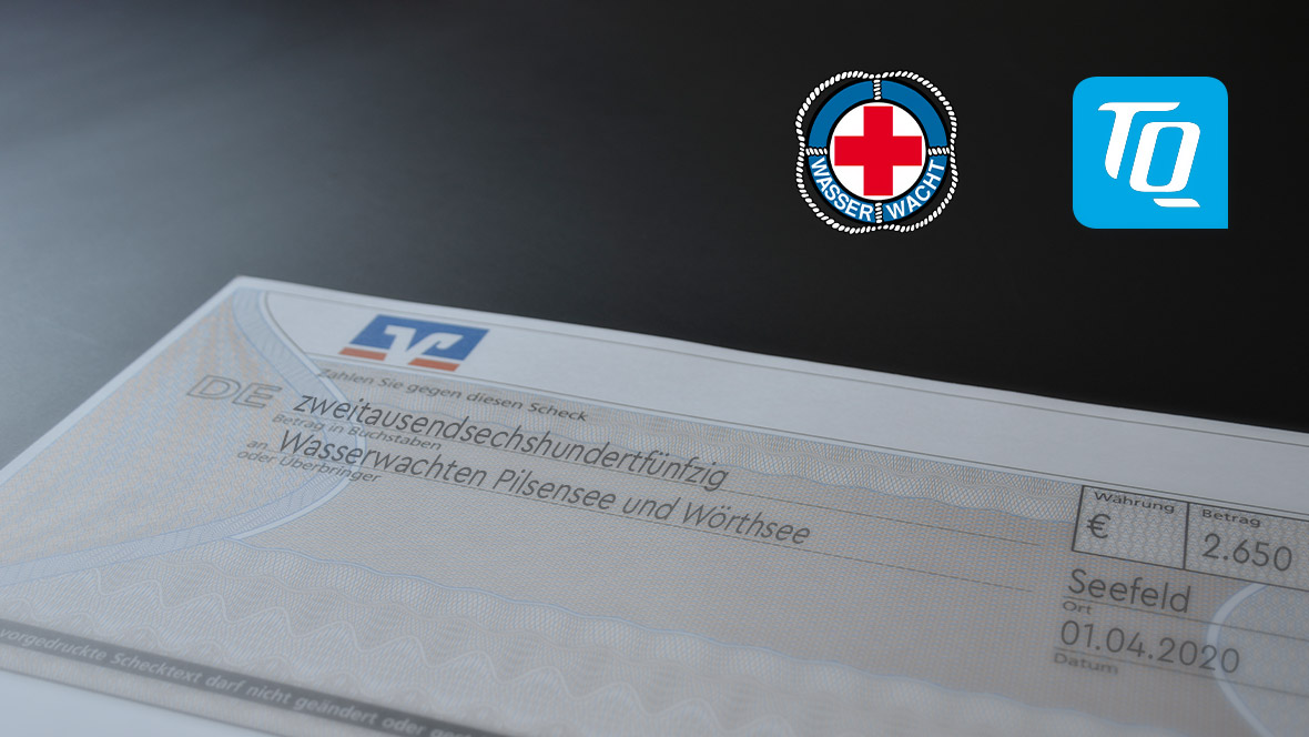 Spendenscheck Wasserwacht