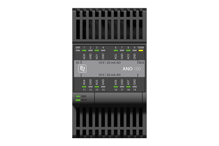 ANO100 - Analog outputs for 0 to 10 V automation.