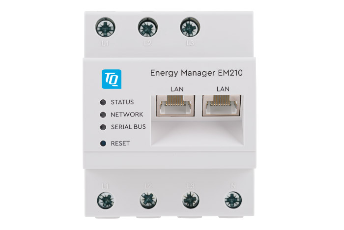Energy Manager EM210 - Heat water with the PV system. The 2-quadrant meter