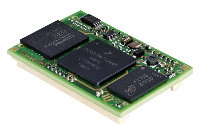 Embedded Modul TQMa28 - Kleinstes Arm9™ Modul auf Basis von i.MX28 mit guter Grafik und Rechenleistung.