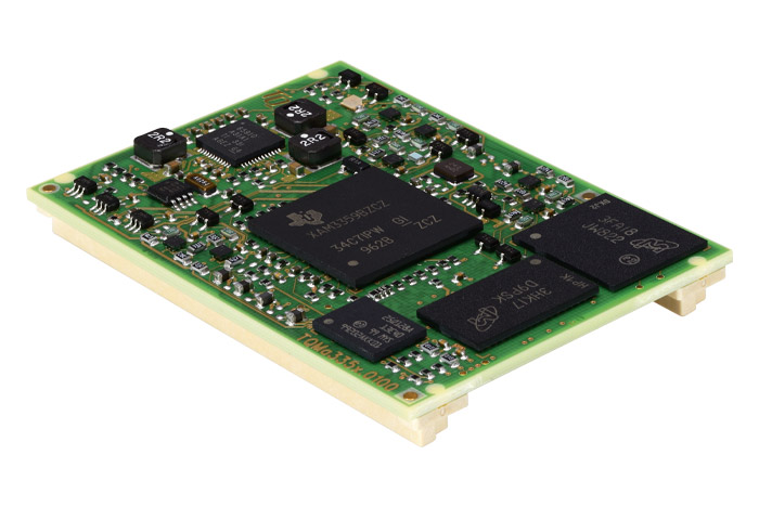 Embedded Modul TQMa335x - Embedded-Modul auf Basis von Cortex®-A8 (AM335x) mit Grafik und Echtzeitunterstützung.
