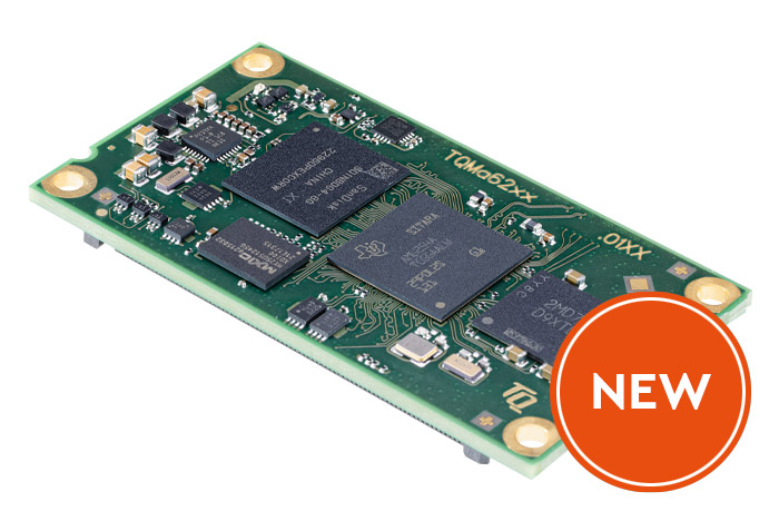 Embedded Modul TQMa62xx - Embedded Cortex®-A53 Module basierend auf AM62xx von TI, geeignet für Applikationen mit erweiterter Rechenleistung und skalierbarer Grafikleistung