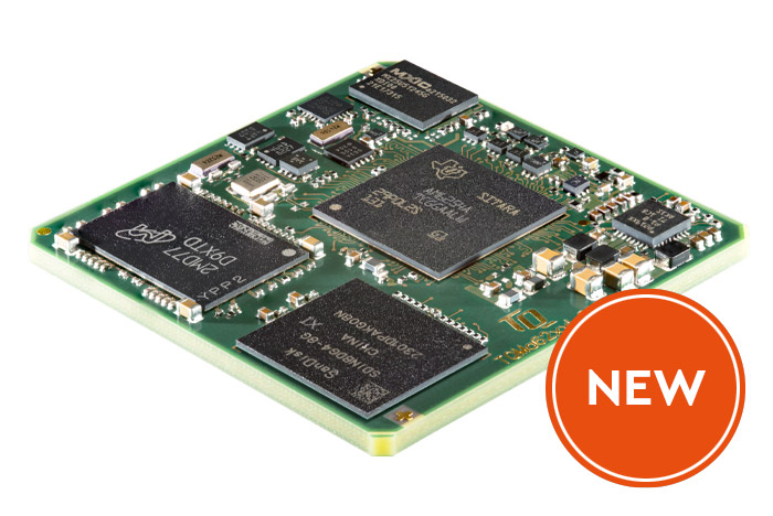 Embedded Modul TQMa62xxL - Embedded Cortex®-A53 Module basierend auf AM62xx von TI, geeignet für Applikationen mit erweiterter Rechenleistung und skalierbarer Grafikleistung