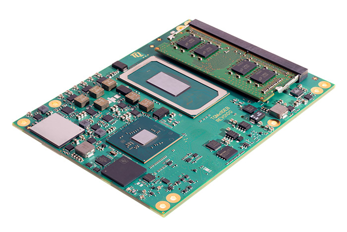 Embedded Modul TQMx110EB - COM Express® Basic Type 6 Modul mit 11. Generation Intel® Core™ und Intel® Xeon® W-11000E Series Prozessoren