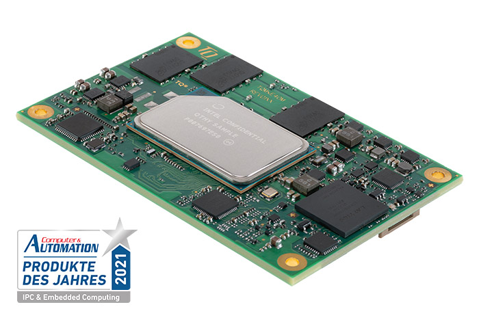 Embedded Module TQMxE40M - COM Express® Mini Modul (Typ 10) with Intel Atom® x6000 Series, Pentium® and Celeron® Processors of 6th Generation ("Elkhart Lake")