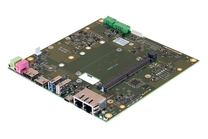 Embedded Carrierboard MB-SMARC-1 - SMARC 2.0/2.1 Carrierboard with MXM3 connector