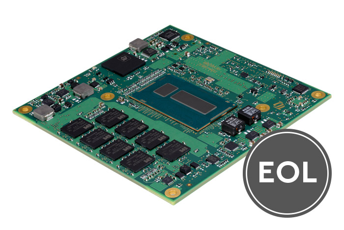 Embedded Modul TQMx50UC - COM Express® Compact Module (Type 6) mit Intel® Core™ i3/i5/i7 5000U (Gen. 5)