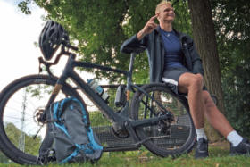 Oliver Zeidler mit dem Scott E-Gravelbike Solace eRide