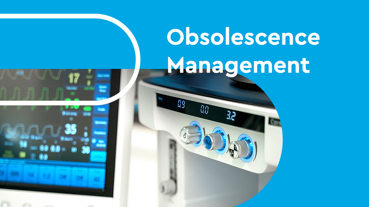 Obsolescence Management Ausschnitt von medizinischen Bildschirmen