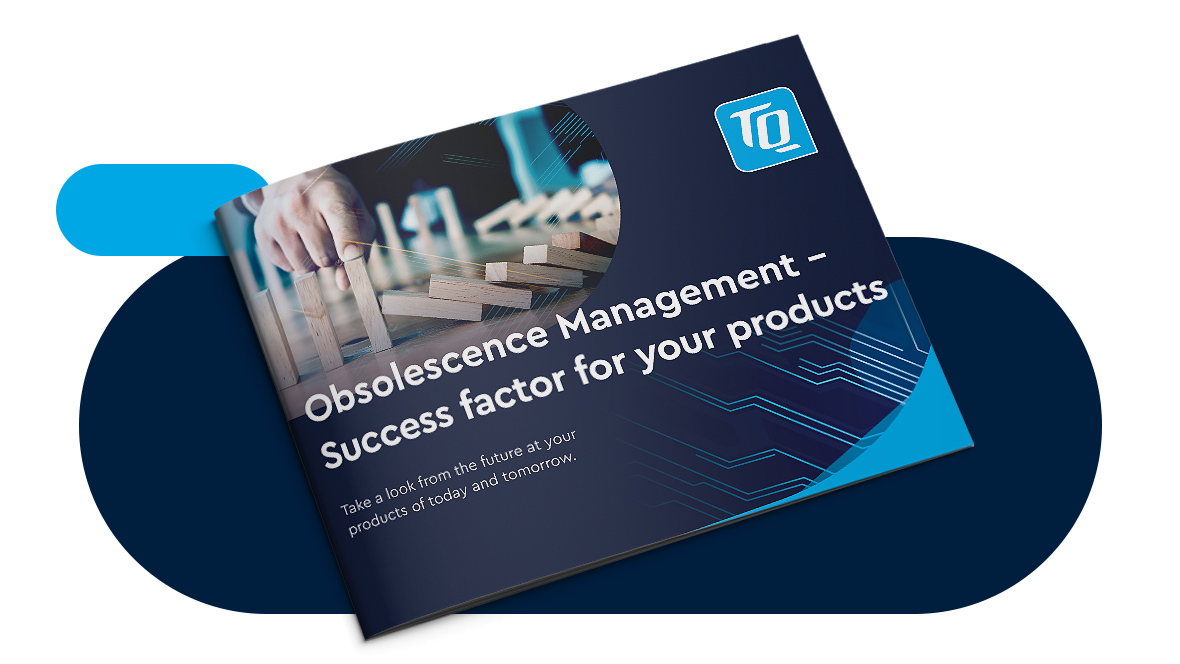 Cover picture of the obsolescence management brochure from TQ